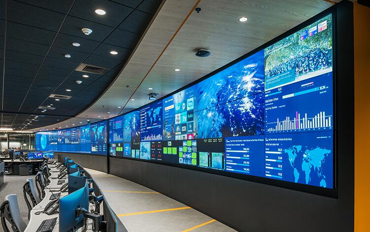 Command & Control Room Displays