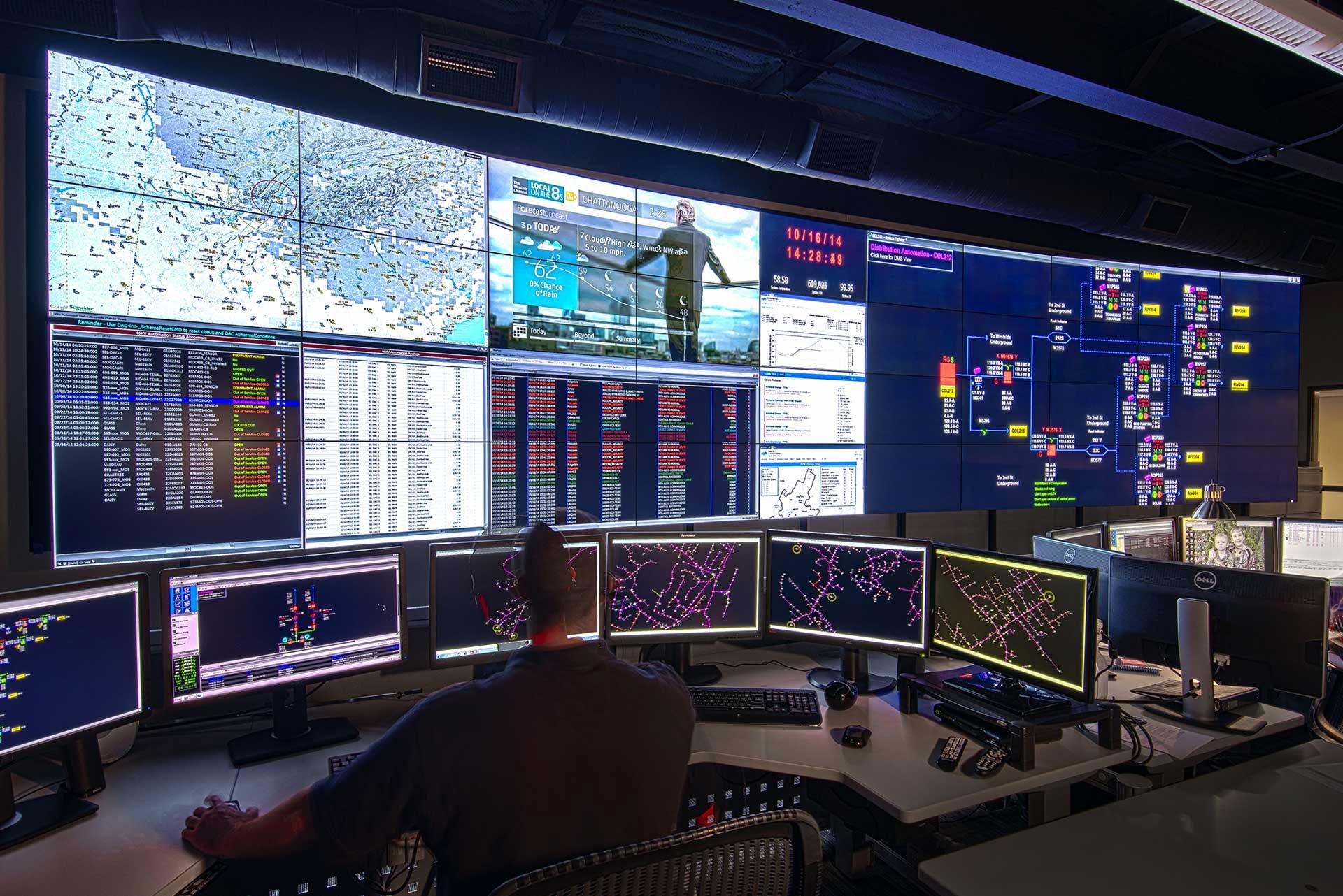 Command & Control Room Displays